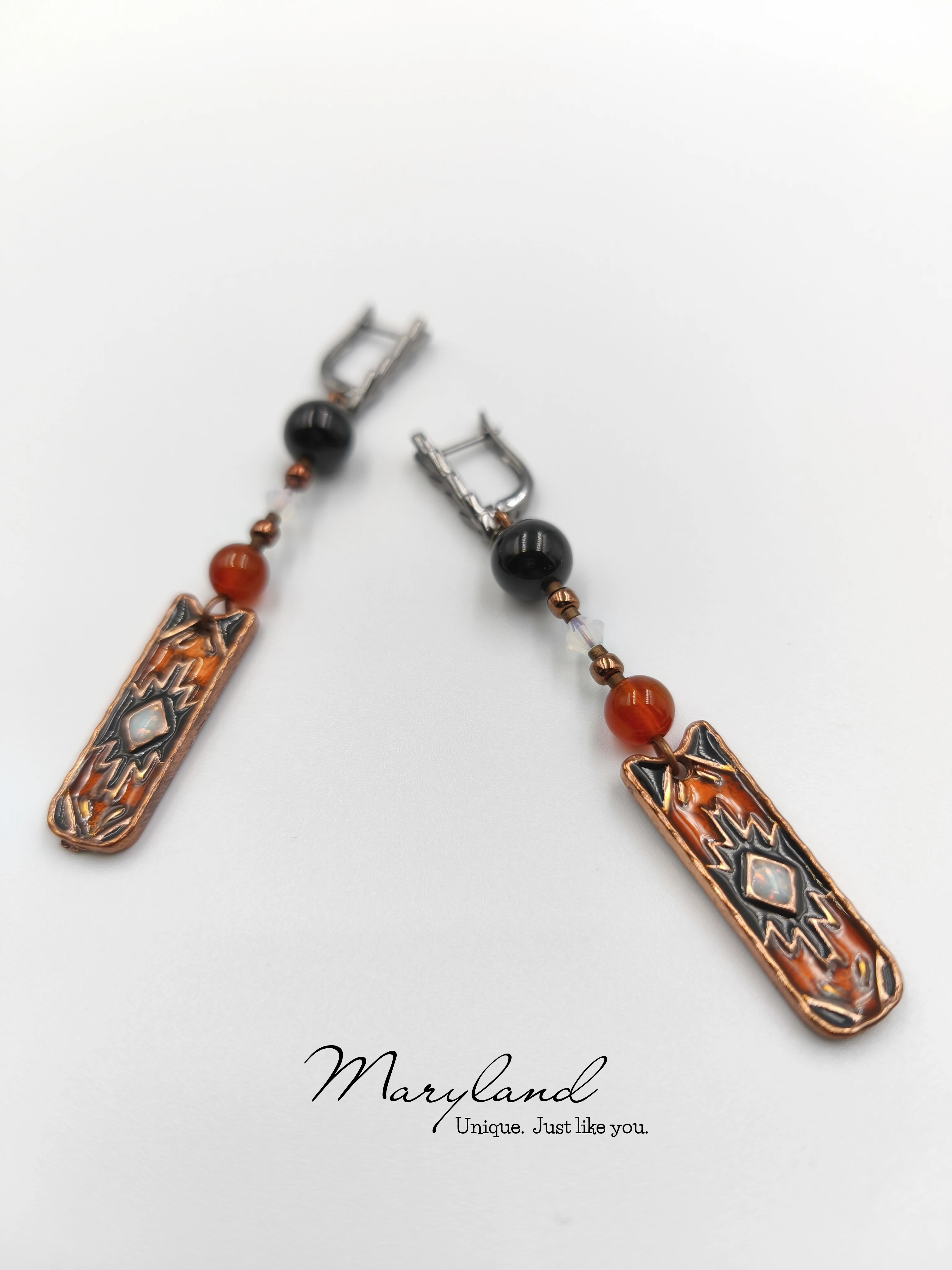 Сережки "Ethnic Ornament" - Зображення 3